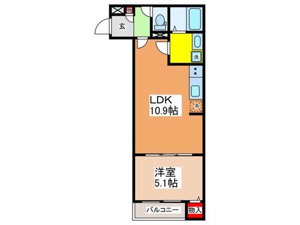 アレグリア藤井寺の物件間取画像